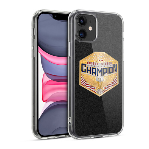 WWE Title Belts United States Championship Soft Gel Case for Apple iPhone 11
