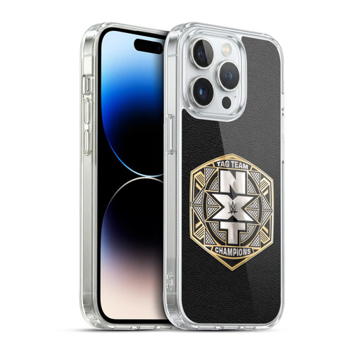 WWE Title Belts NXT Tag Team Championship Soft Gel Case for Apple iPhone 13 Pro & MagSafe