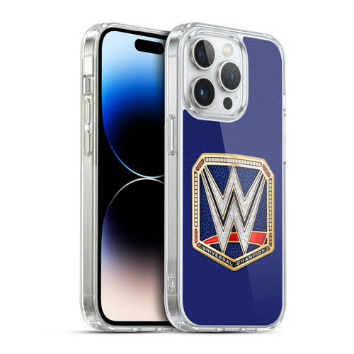 WWE Title Belts Universal Championship Soft Gel Case for Apple iPhone 13 Pro & MagSafe