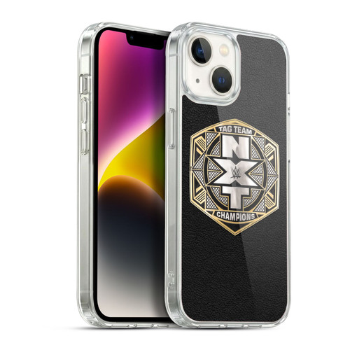 WWE Title Belts NXT Tag Team Championship Soft Gel Case for Apple iPhone 14