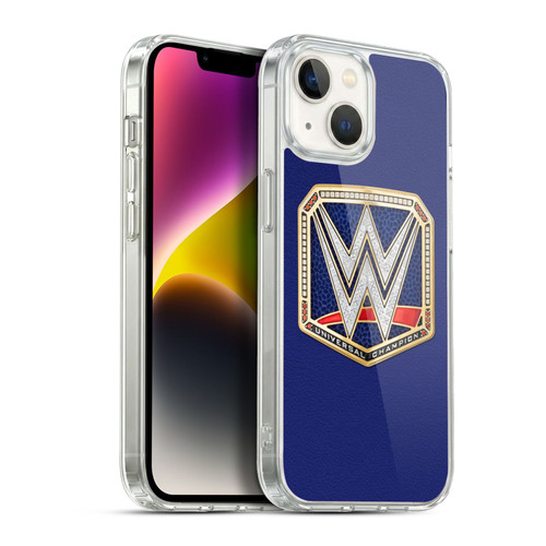 WWE Title Belts Universal Championship Soft Gel Case for Apple iPhone 14