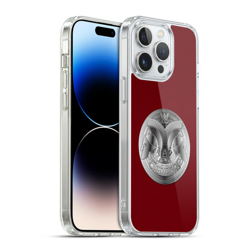 WWE Title Belts Raw Tag Team Championship Soft Gel Case for Apple iPhone 14 Pro Max & MagSafe