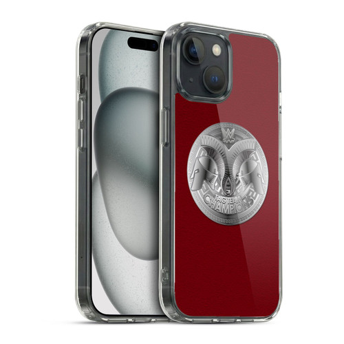 WWE Title Belts Raw Tag Team Championship Soft Gel Case for Apple iPhone 15 & MagSafe