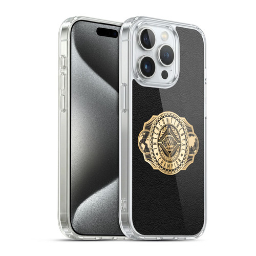 WWE Title Belts Intercontinental Championship Soft Gel Case for Apple iPhone 15 Pro & MagSafe