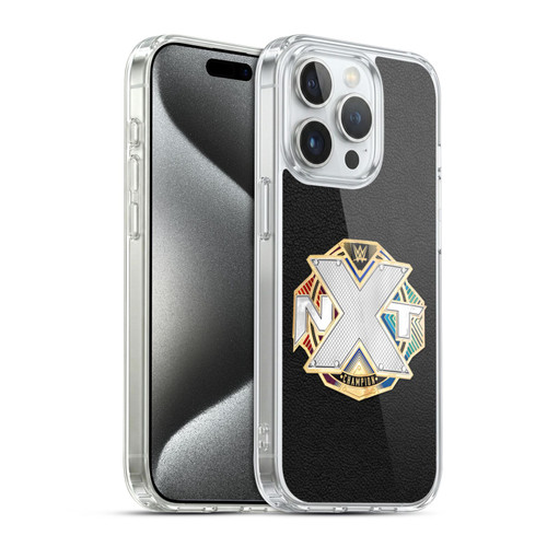 WWE Title Belts NXT Championship Soft Gel Case for Apple iPhone 15 Pro & MagSafe