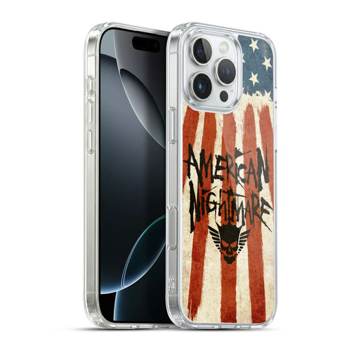 WWE Cody Rhodes Graphics American Nightmare Flag Soft Gel Case for Apple iPhone 16 Pro Max & MagSafe