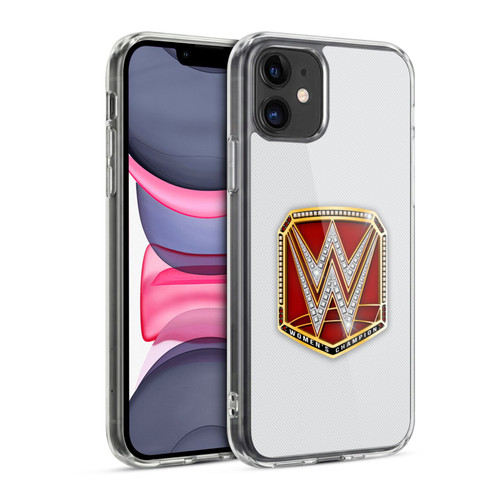 WWE Title Belts RAW Women's Champion Soft Gel Case for Apple iPhone 11