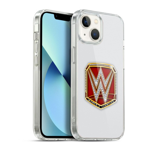 WWE Title Belts RAW Women's Champion Soft Gel Case for Apple iPhone 13