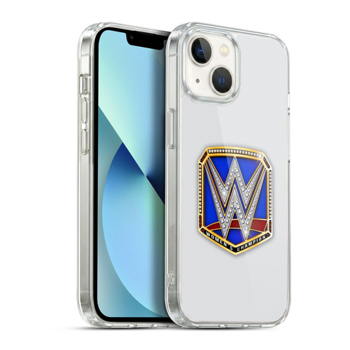 WWE Title Belts Smackdown Women's Champion Soft Gel Case for Apple iPhone 13