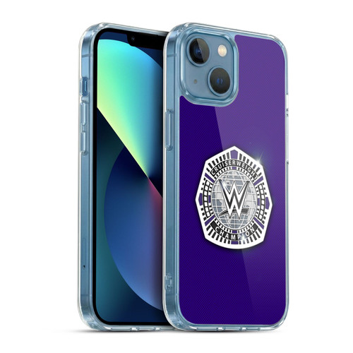WWE Title Belts Cruiserweight Champion Soft Gel Case for Apple iPhone 13 Mini & MagSafe