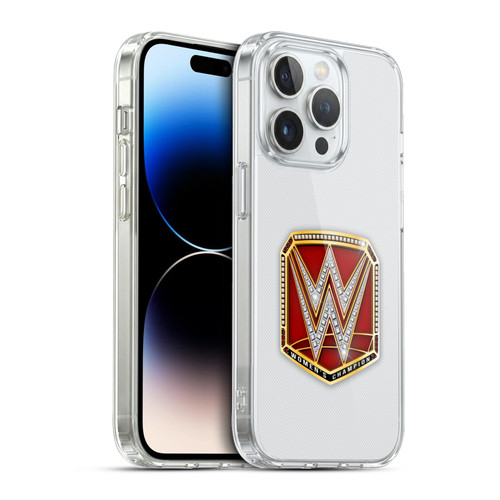 WWE Title Belts RAW Women's Champion Soft Gel Case for Apple iPhone 13 Pro & MagSafe
