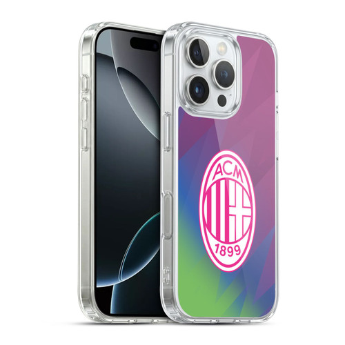 AC Milan 2023/24 Crest Kit Third Soft Gel Case for Apple iPhone 16 Pro & MagSafe
