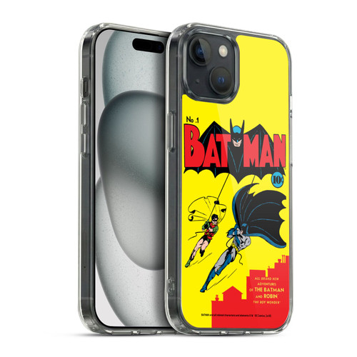 Batman DC Comics Famous Comic Book Covers Robin Number 1 Soft Gel Case for Apple iPhone 15 Plus & MagSafe