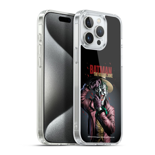 Batman DC Comics Famous Comic Book Covers Joker The Killing Joke Soft Gel Case for Apple iPhone 15 Pro Max & MagSafe