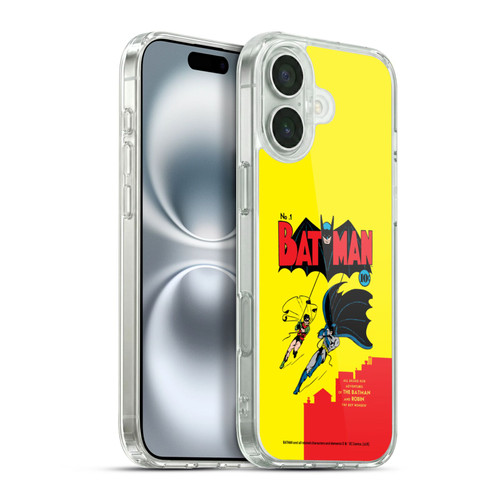 Batman DC Comics Famous Comic Book Covers Robin Number 1 Soft Gel Case for Apple iPhone 16 Plus & MagSafe