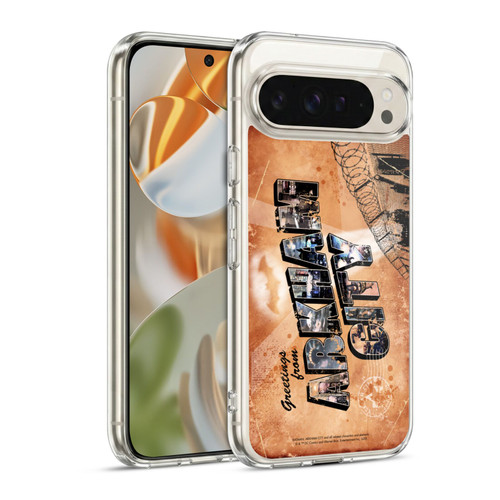 Batman Arkham City Graphics Postcard Soft Gel Case for Google Pixel 9 / Pixel 9 Pro