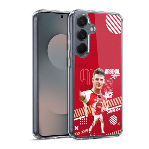 Arsenal FC 2023/24 First Team Declan Rice Soft Gel Case for Samsung Galaxy S25 & MagSafe