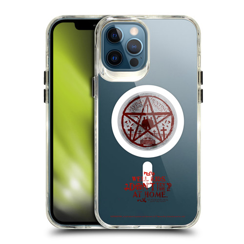 Supernatural Character Art Hunter's Code SHOCKPROOF BUMPER CASE COMPATIBLE WITH Apple iPhone 12 Pro Max & MAGSAFE