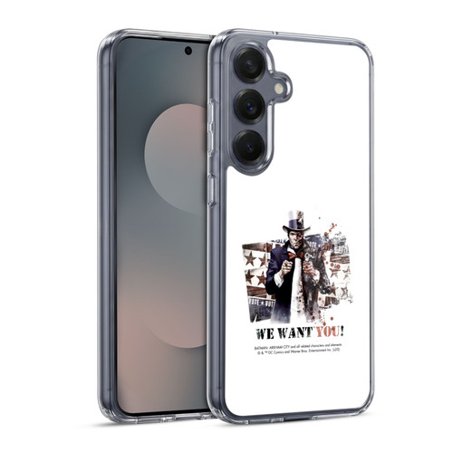 Batman Arkham City Graphics Two-Face We Want You Soft Gel Case for Samsung Galaxy S25 & MagSafe