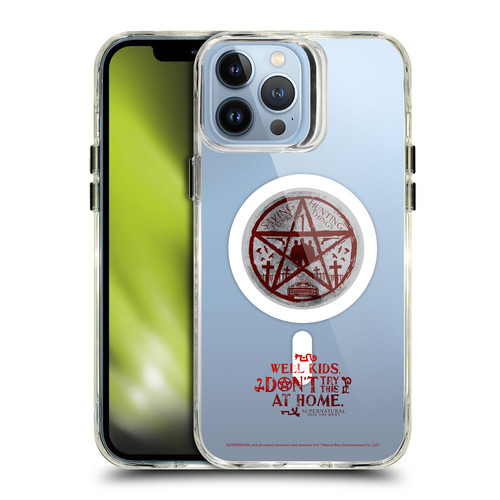 Supernatural Character Art Hunter's Code SHOCKPROOF BUMPER CASE COMPATIBLE WITH Apple iPhone 13 Pro Max & MAGSAFE