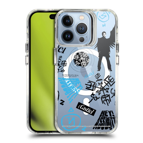 Supernatural Character Art Castiel SHOCKPROOF BUMPER CASE COMPATIBLE WITH Apple iPhone 13 Pro & MAGSAFE