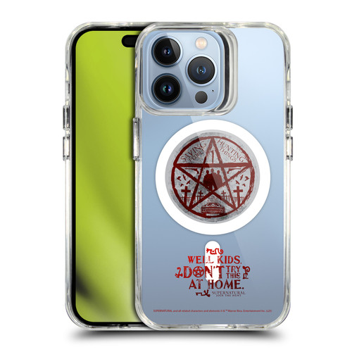 Supernatural Character Art Hunter's Code SHOCKPROOF BUMPER CASE COMPATIBLE WITH Apple iPhone 13 Pro & MAGSAFE
