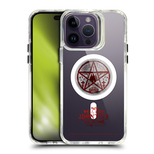 Supernatural Character Art Hunter's Code SHOCKPROOF BUMPER CASE COMPATIBLE WITH Apple iPhone 14 Pro Max & MAGSAFE