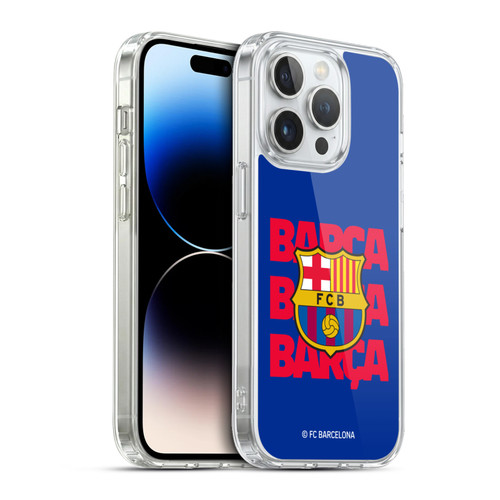 FC Barcelona Graphics Barca Crest Soft Gel Case for Apple iPhone 13 Pro & MagSafe