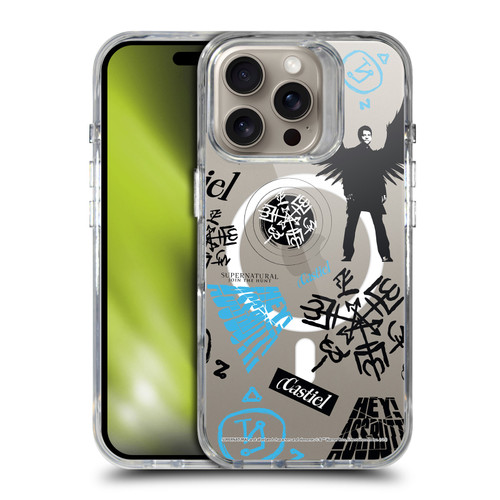 Supernatural Character Art Castiel SHOCKPROOF BUMPER CASE COMPATIBLE WITH Apple iPhone 16 Pro & MAGSAFE
