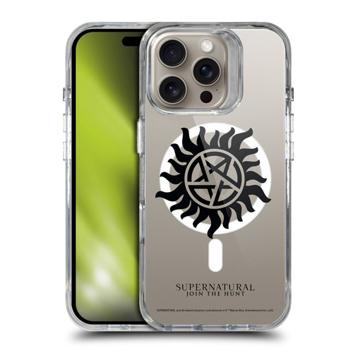 Supernatural Character Art Protection SHOCKPROOF BUMPER CASE COMPATIBLE WITH Apple iPhone 16 Pro & MAGSAFE
