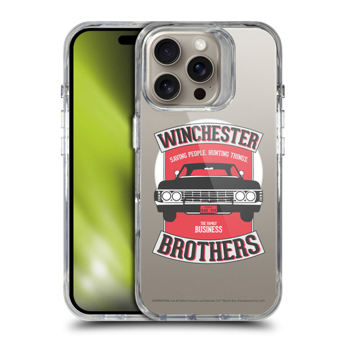 Supernatural Character Art Winchester Brothers SHOCKPROOF BUMPER CASE COMPATIBLE WITH Apple iPhone 16 Pro & MAGSAFE