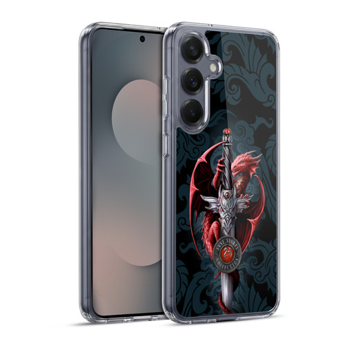 Anne Stokes Dragons Dagger Soft Gel Case for Samsung Galaxy S25+ & MagSafe