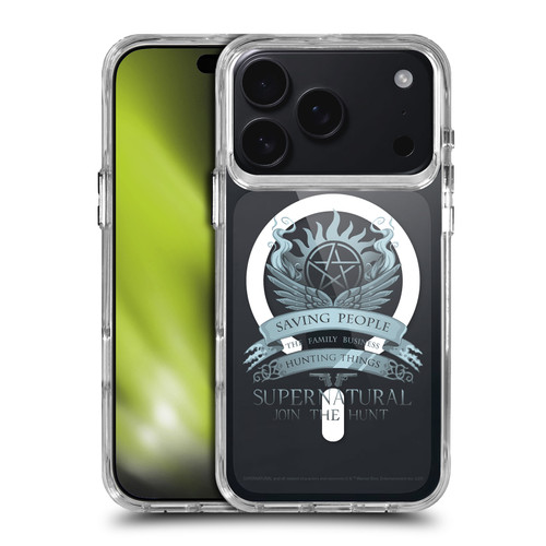 Supernatural Character Art Saving People Logo SHOCKPROOF BUMPER CASE COMPATIBLE WITH Apple iPhone 17 Pro & MAGSAFE