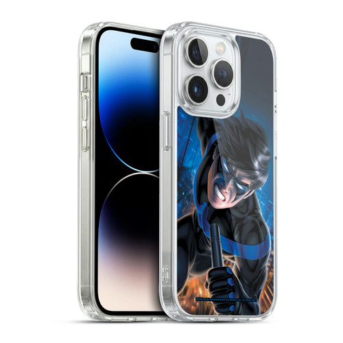 Batman DC Comics Nightwing Blue Logo Suit #60 2019 Soft Gel Case for Apple iPhone 13 Pro & MagSafe