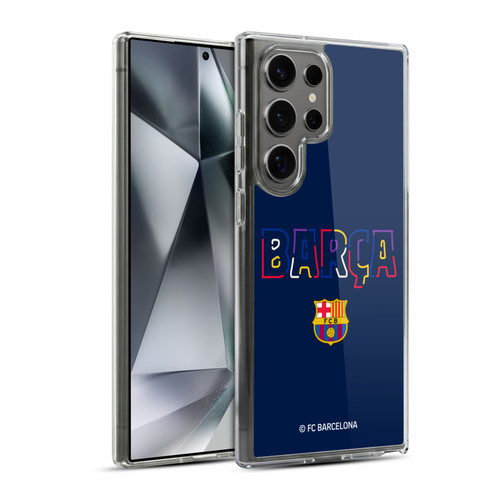 FC Barcelona Graphics Neon Barca Soft Gel Case for Samsung Galaxy S24 Ultra 5G & MagSafe