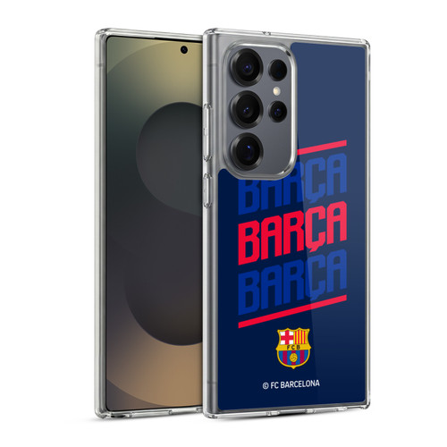 FC Barcelona Graphics Barca Type Soft Gel Case for Samsung Galaxy S25 Ultra & MagSafe