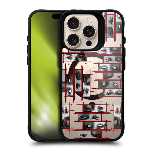 Supernatural Character Art Shadow Hunters BLACK SHOCKPROOF BUMPER CASE COMPATIBLE WITH Apple iPhone 16 Pro & MAGSAFE