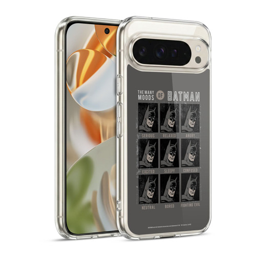 Batman DC Comics Vintage Fashion Many Moods Soft Gel Case for Google Pixel 9 / Pixel 9 Pro