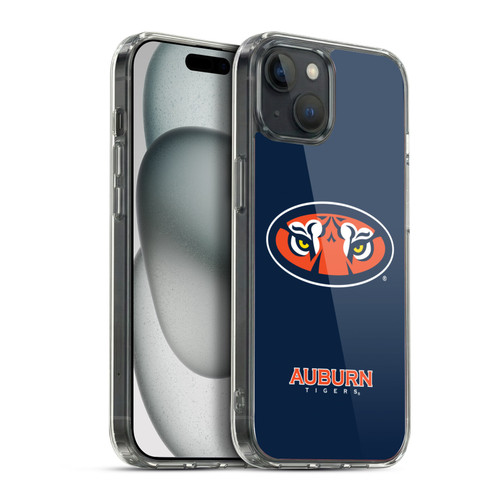 Auburn University AU Auburn University Plain Soft Gel Case for Apple iPhone 15 Plus & MagSafe