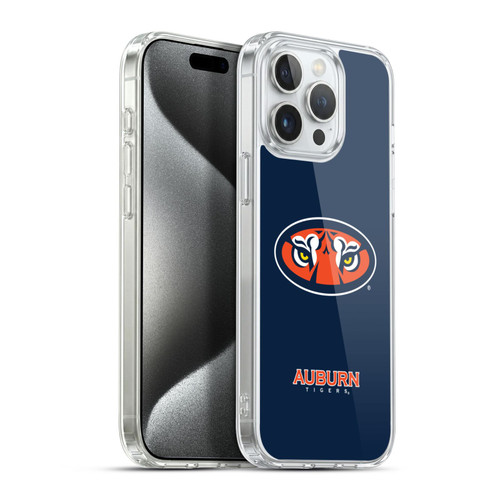 Auburn University AU Auburn University Plain Soft Gel Case for Apple iPhone 15 Pro Max & MagSafe