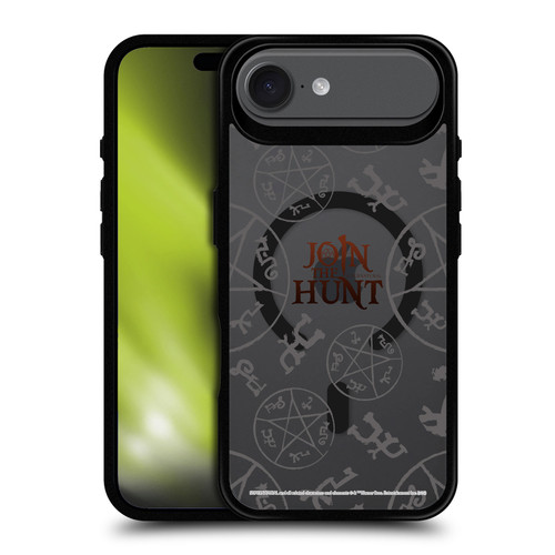 Supernatural Character Art Join The Hunt BLACK SHOCKPROOF BUMPER CASE COMPATIBLE WITH Apple iPhone 17 Air & MAGSAFE