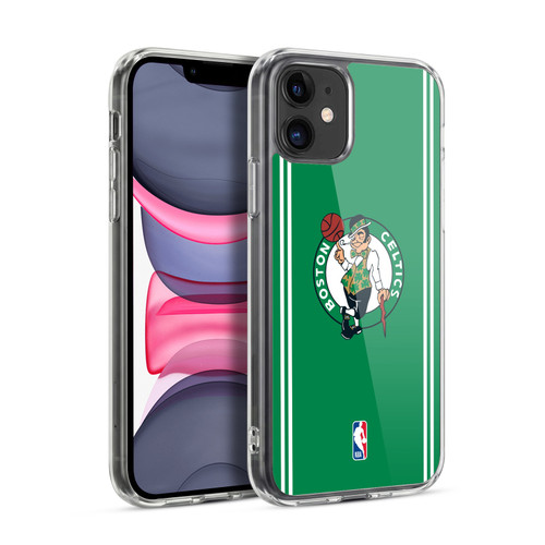 NBA Boston Celtics Logo Green Design Soft Gel Case for Apple iPhone 11
