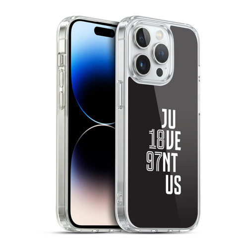 Juventus Football Club Art 1987 Logo Typography Soft Gel Case for Apple iPhone 14 Pro & MagSafe