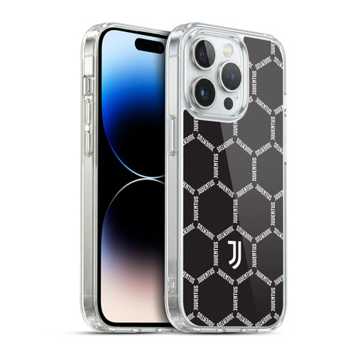 Juventus Football Club Art Ball Pattern Logo Soft Gel Case for Apple iPhone 14 Pro & MagSafe