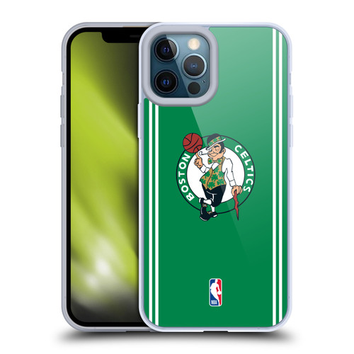 NBA Boston Celtics Logo Green Design Soft Gel Case for Apple iPhone 12 Pro Max & MagSafe