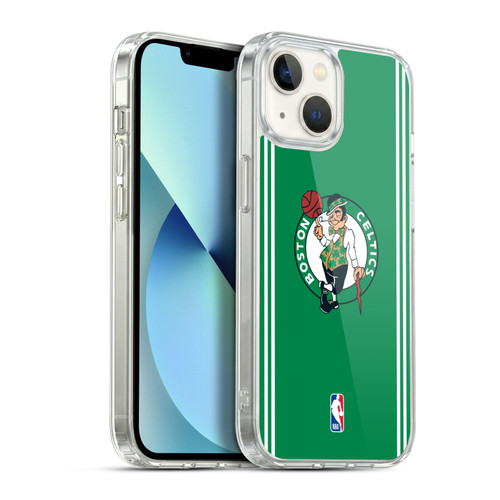 NBA Boston Celtics Logo Green Design Soft Gel Case for Apple iPhone 13