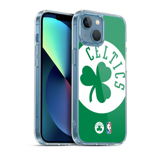 NBA Boston Celtics Logo Oversized Soft Gel Case for Apple iPhone 13 Mini & MagSafe