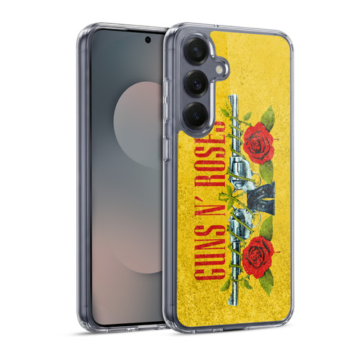 Guns N' Roses Vintage Pistols Soft Gel Case for Samsung Galaxy S25 & MagSafe