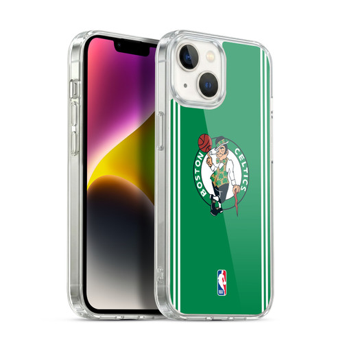 NBA Boston Celtics Logo Green Design Soft Gel Case for Apple iPhone 14