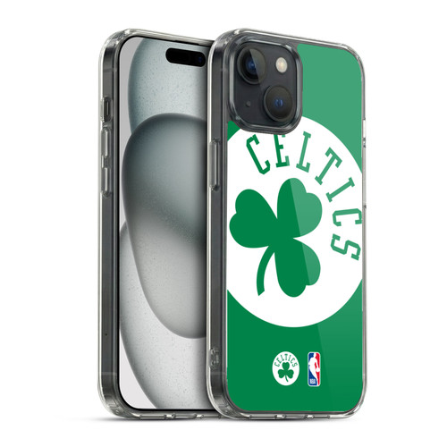 NBA Boston Celtics Logo Oversized Soft Gel Case for Apple iPhone 15 & MagSafe
